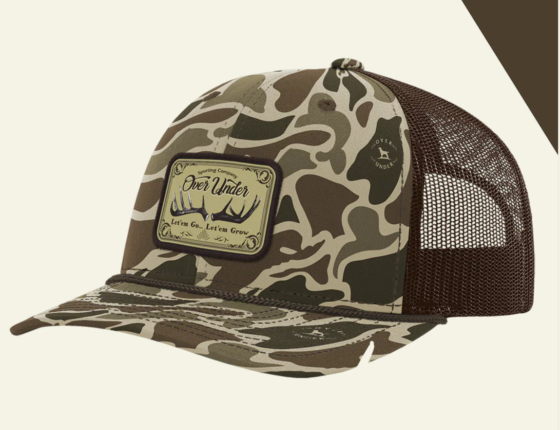 Over under youth mesh back Let Em Go - Duck Camo hat