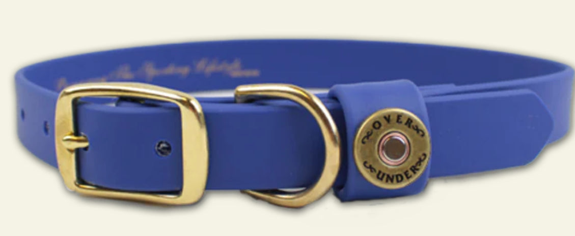 Over Under Water Dog Collar Royal Blue