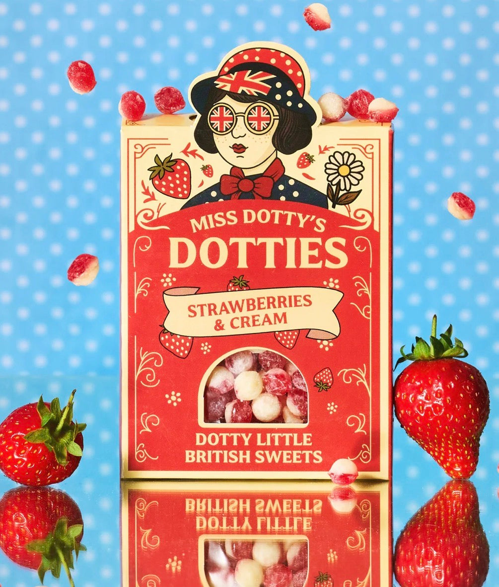 Sweet Knob Sweet Miss Dotty’s Strawberries & Cream 5oz