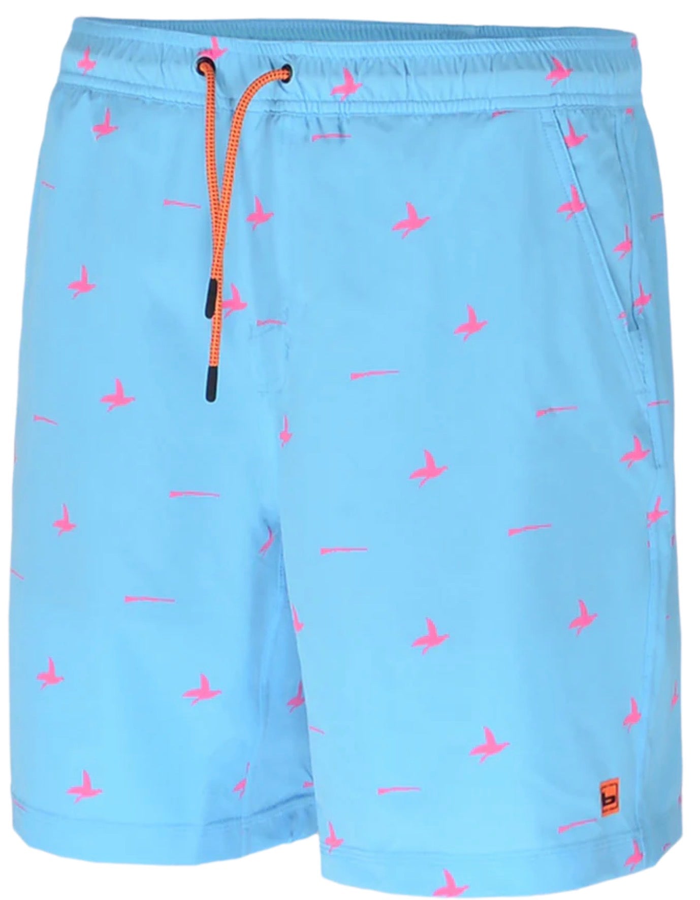 Banded BUFFALO 7" SWIM TRUNK Duck Blue