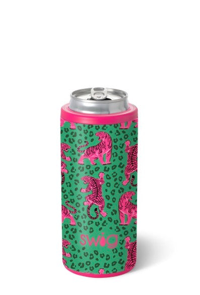 Swig Easy Tiger Skinny Can Cooler 12oz