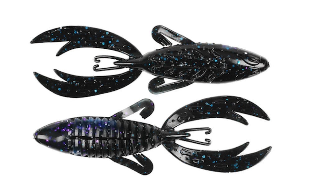 4" ROJAS FIGHT FROG BLK BLU FLK 7PK