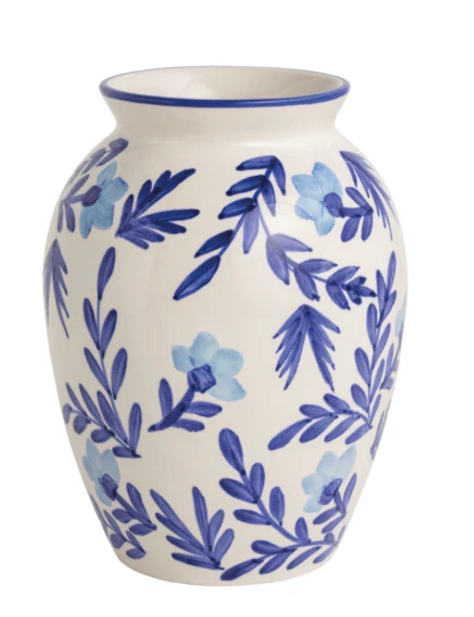 Mudpie Blue Vine Medium Vase