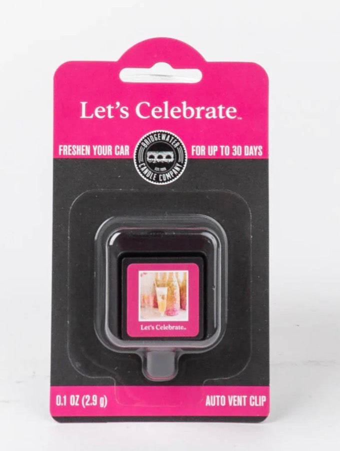 Bridgewater Lets Celebrate Auto Vent Clip