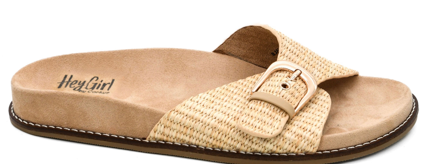 Corkys Raffia Passport Sandal