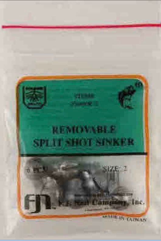 Dolphin FJN ZS490R-3 Removeable Split Shot Sinkers Size 3