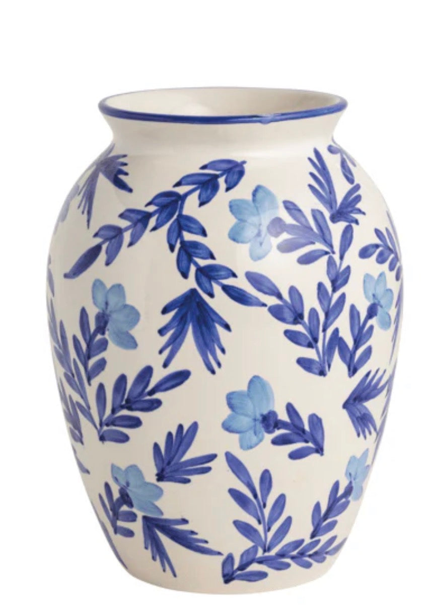 Mudpie Blue Vine Large Vase
