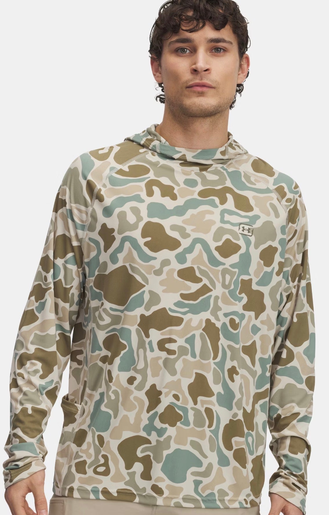 Under Armour Fish Elite Printed Hoodie Brown