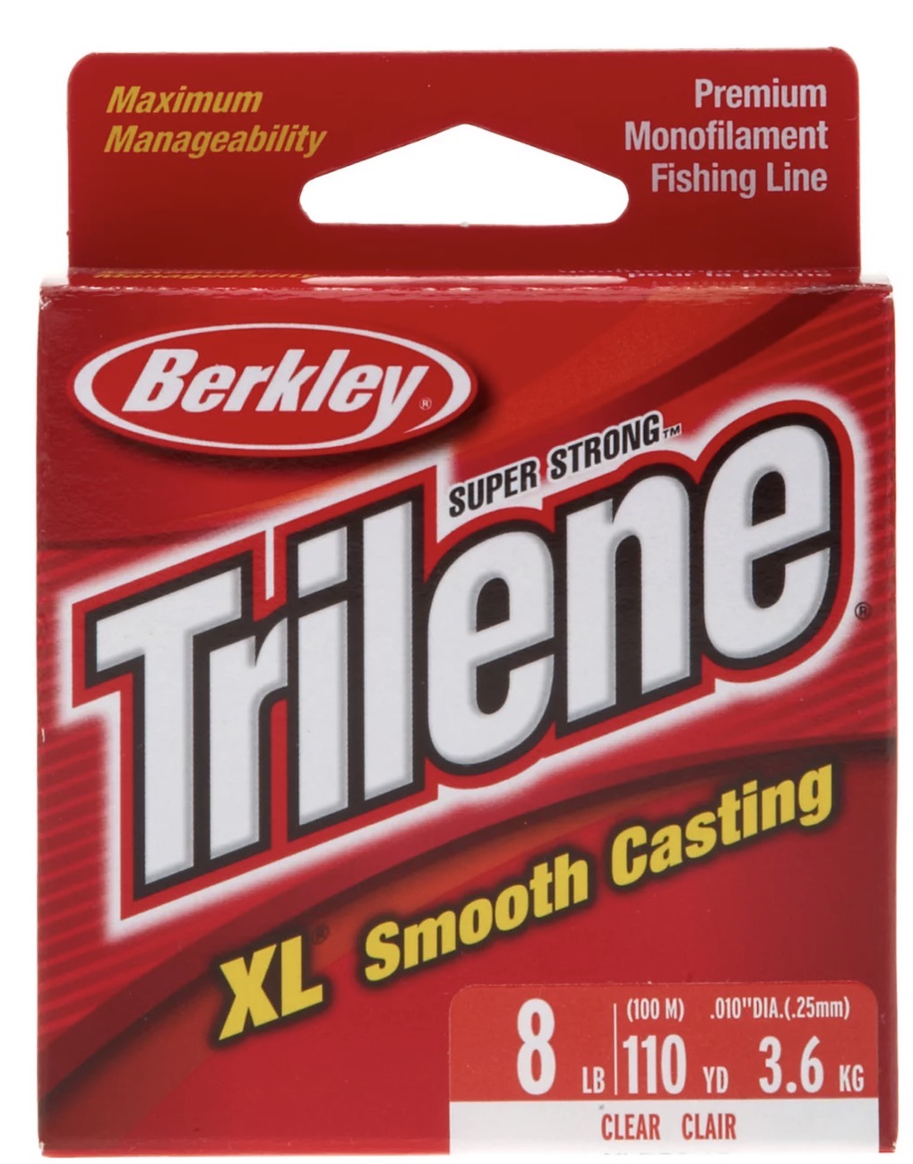 Trilene XL Smooth 110yd 8LB CLE-Clear blue : 8lb