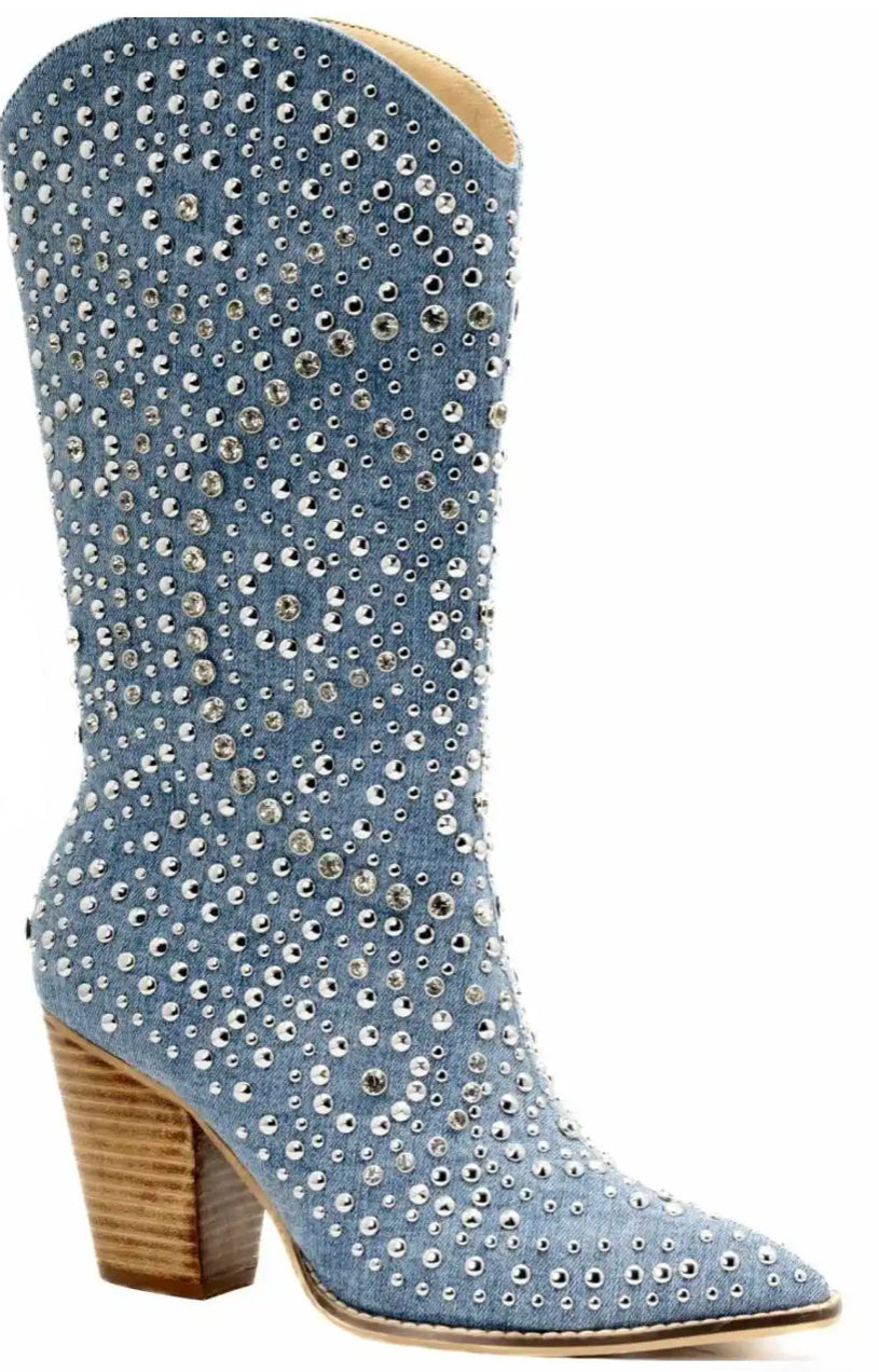 Corks Boot Scootin Blue Denim 10-0072