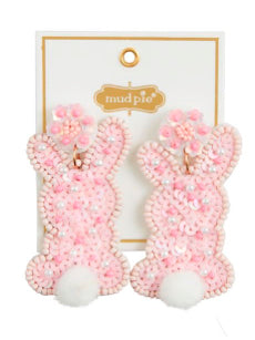 Mudpie Easter Beaded Earrings