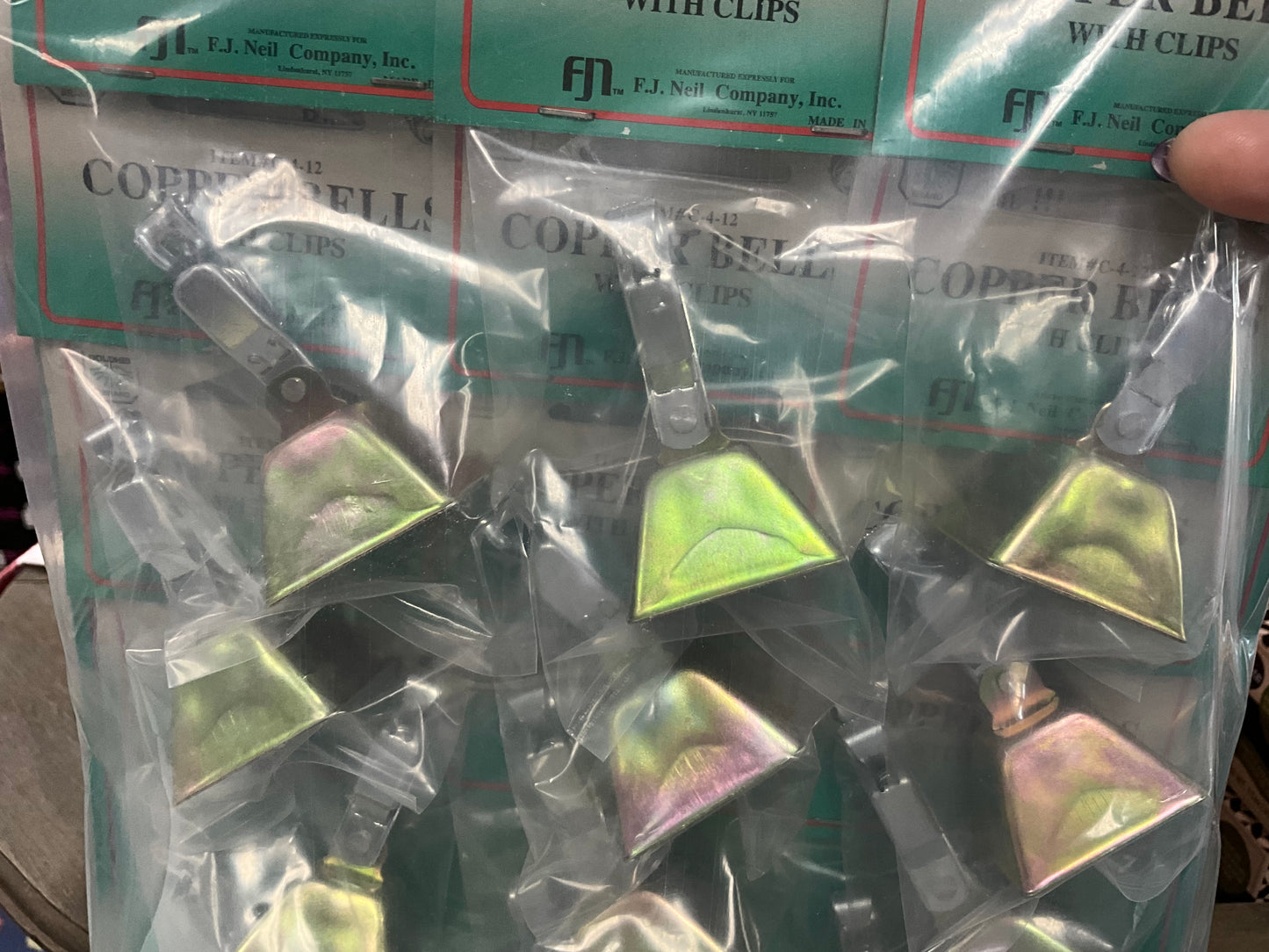 Copper fishing bells C4-12
