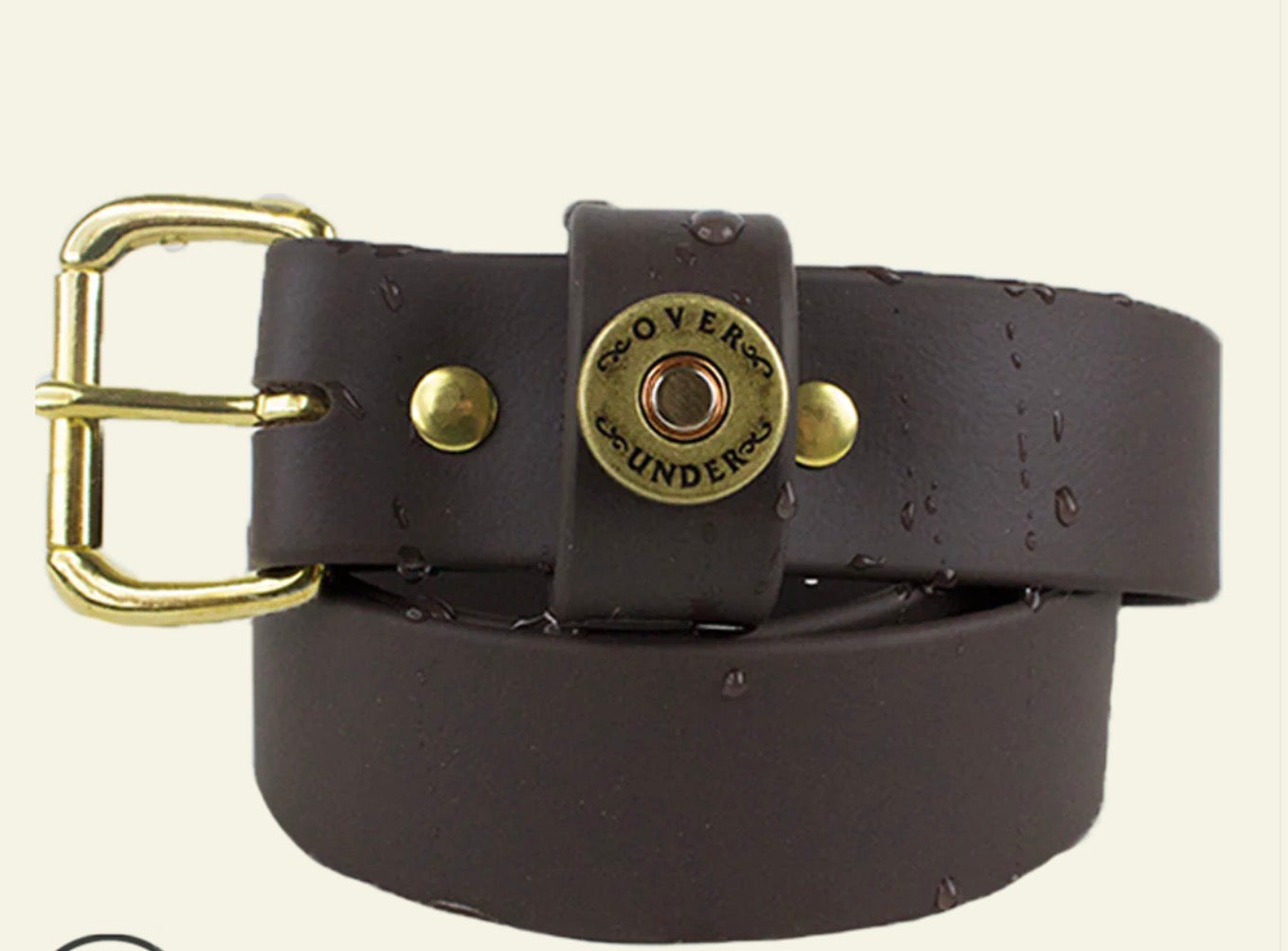Over Under WATERPROOF SINGLE SHOT BELT BROWN