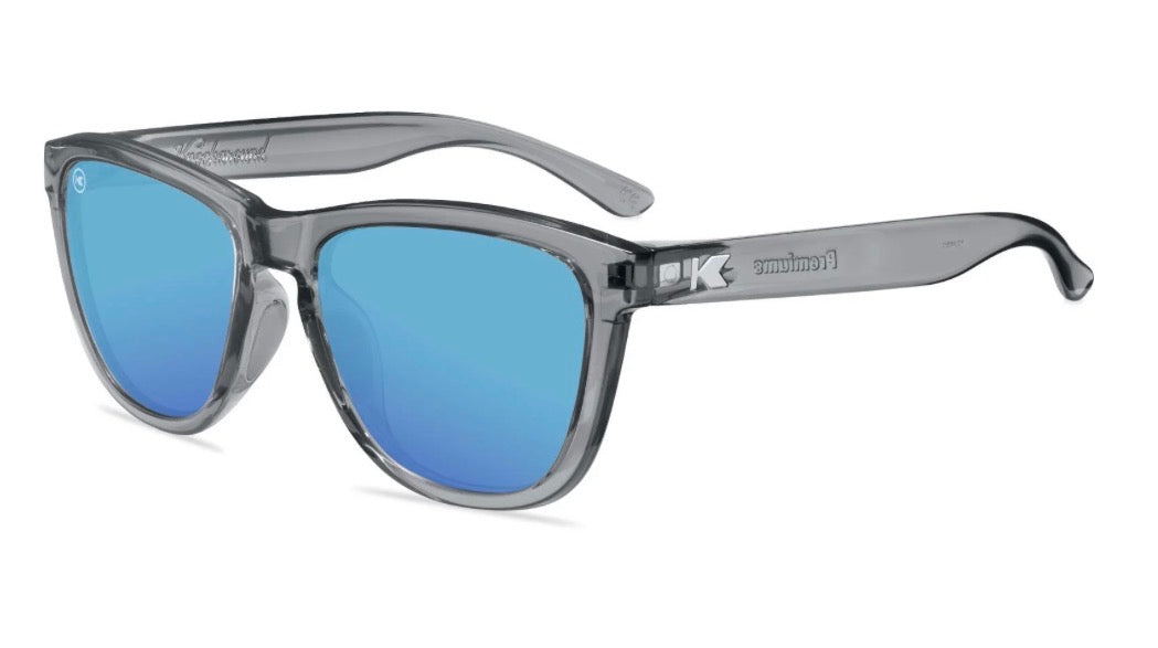 Knockaround Clear Grey/ Aqua Premiums Sport