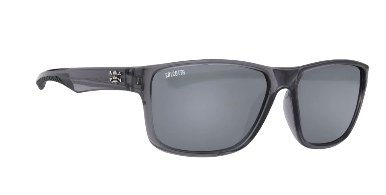 Calcutta Core Sunglasses Crystal black frame white mirror