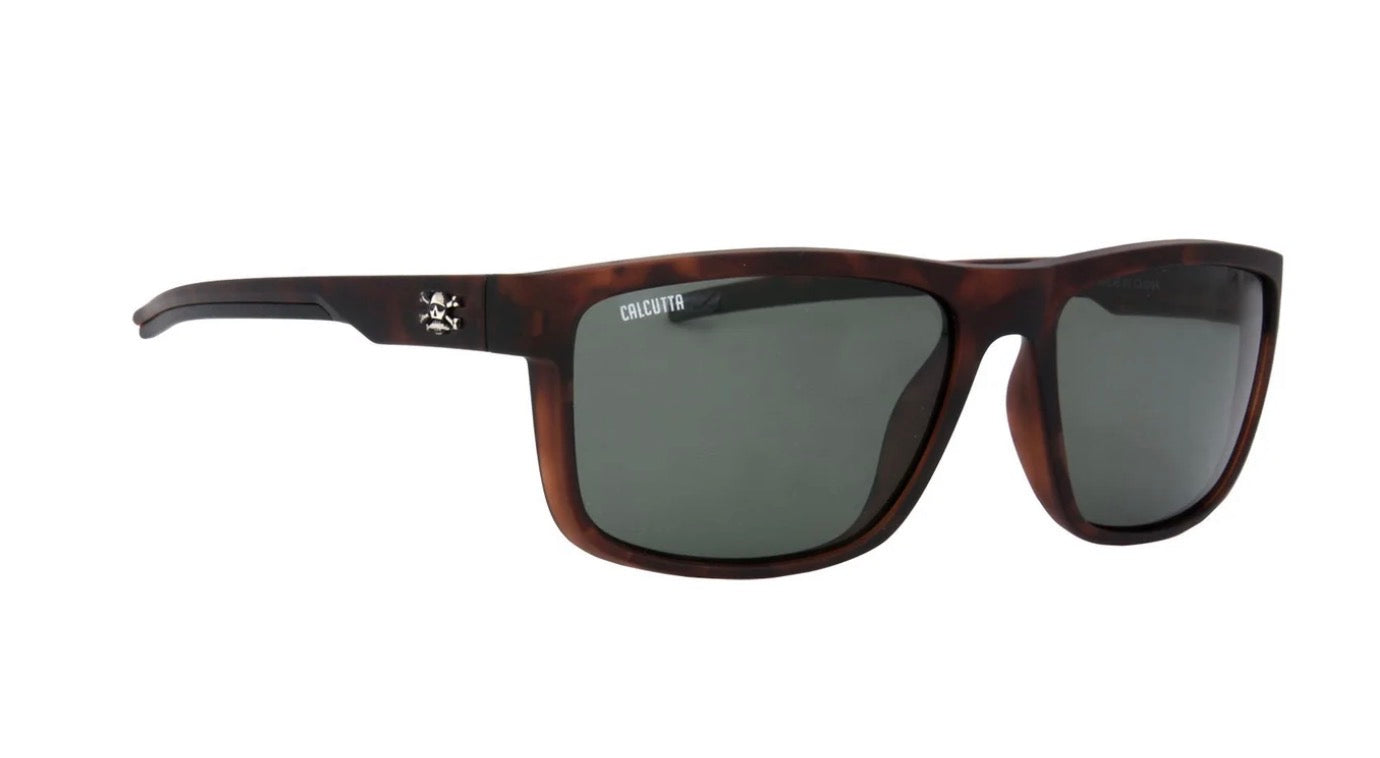 Calcutta Palma Sola sunglasses matte tortoise frame gray lens