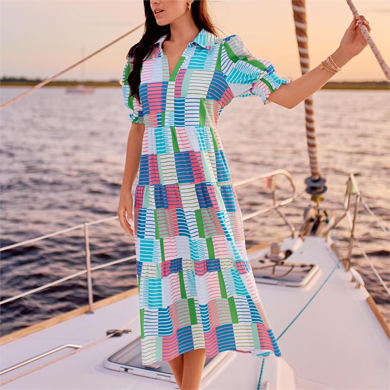 Mary Square Dress Molly Yacht Club