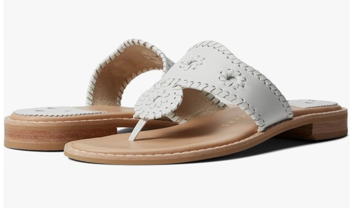 Jack Rogers Jacks II Fat Sandal White 111221JK01