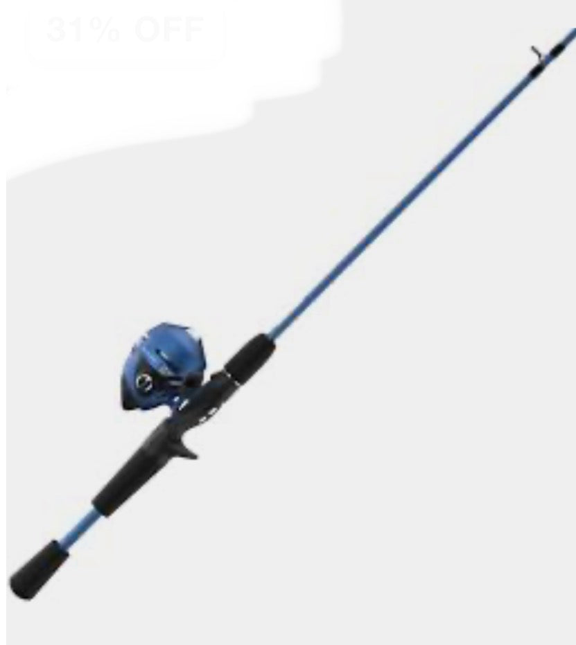 Zebco 202 Slingshot Spincast Combo 2140514 Blue