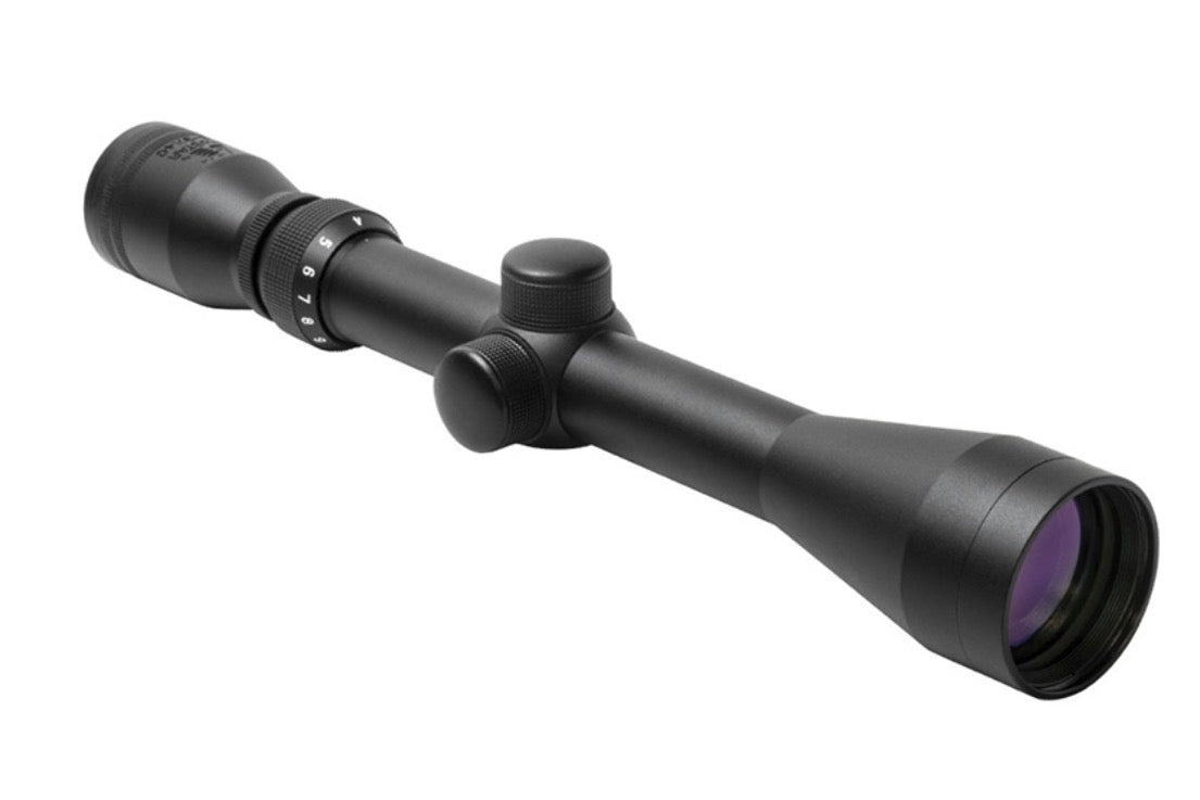 NcSTAR Inc STR Series Scope, 3-9x40, 1" P4 Sniper, Blue Lens, Black
