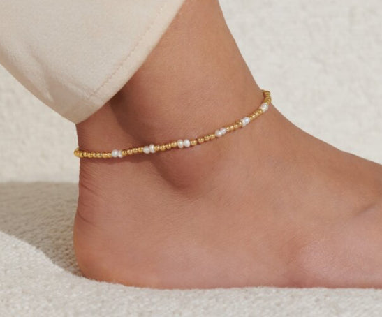 A Littles & Co. Anklet Pearl