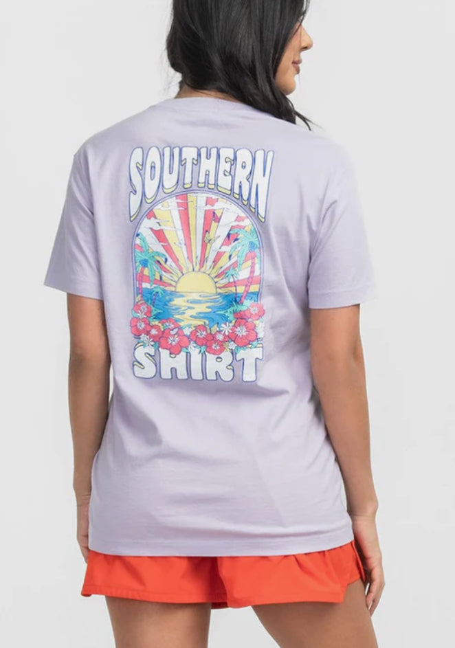 Southern Shirt Company Vacation Mode Tee SS Orchid Petal