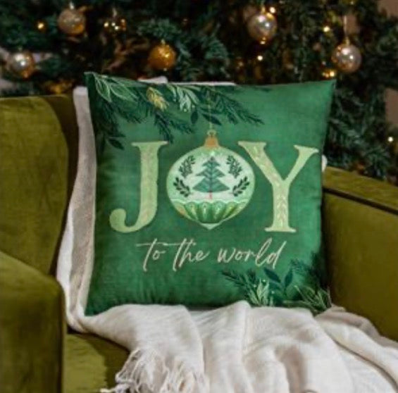 Evergreen Shades of Emerald Square Pillow, 16"
