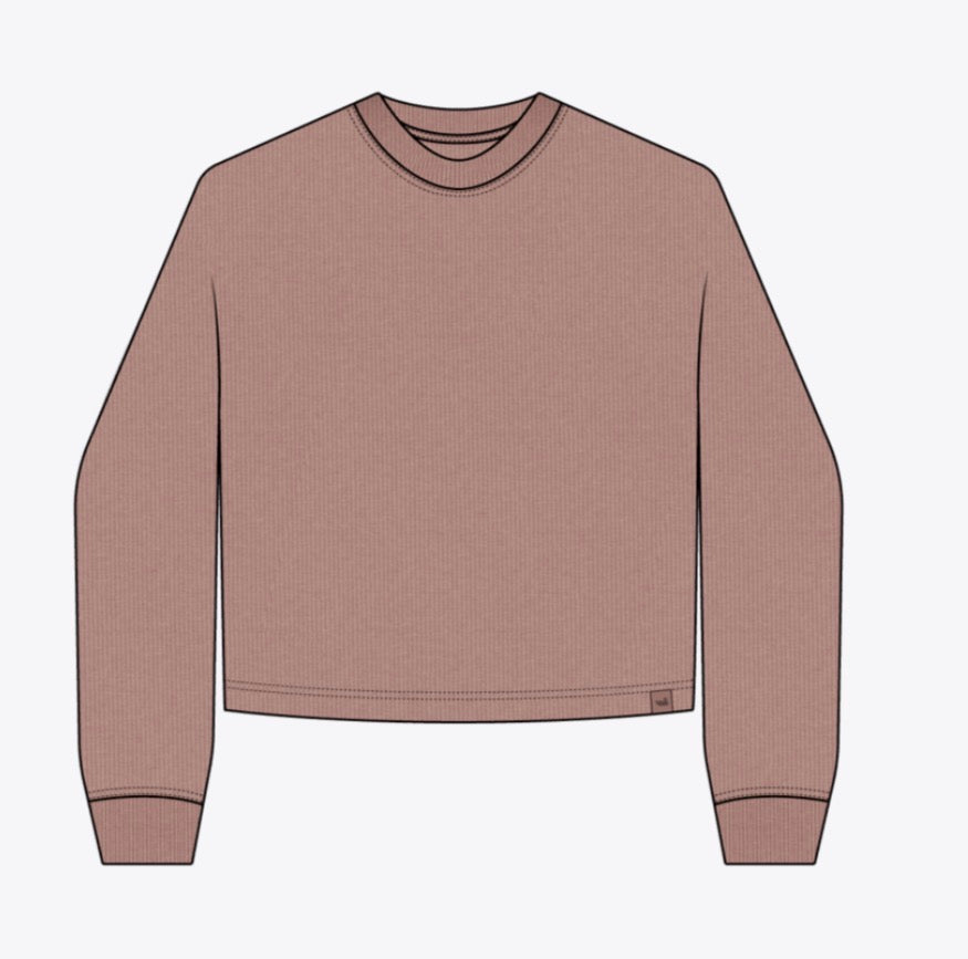 Southern Marsh Lainey Crewneck Sweatshirt Washed Red