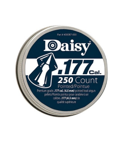 Daisy 987777406 PrecisionMax Premium 177 Lead Pointed Field Pellet 250/Tin