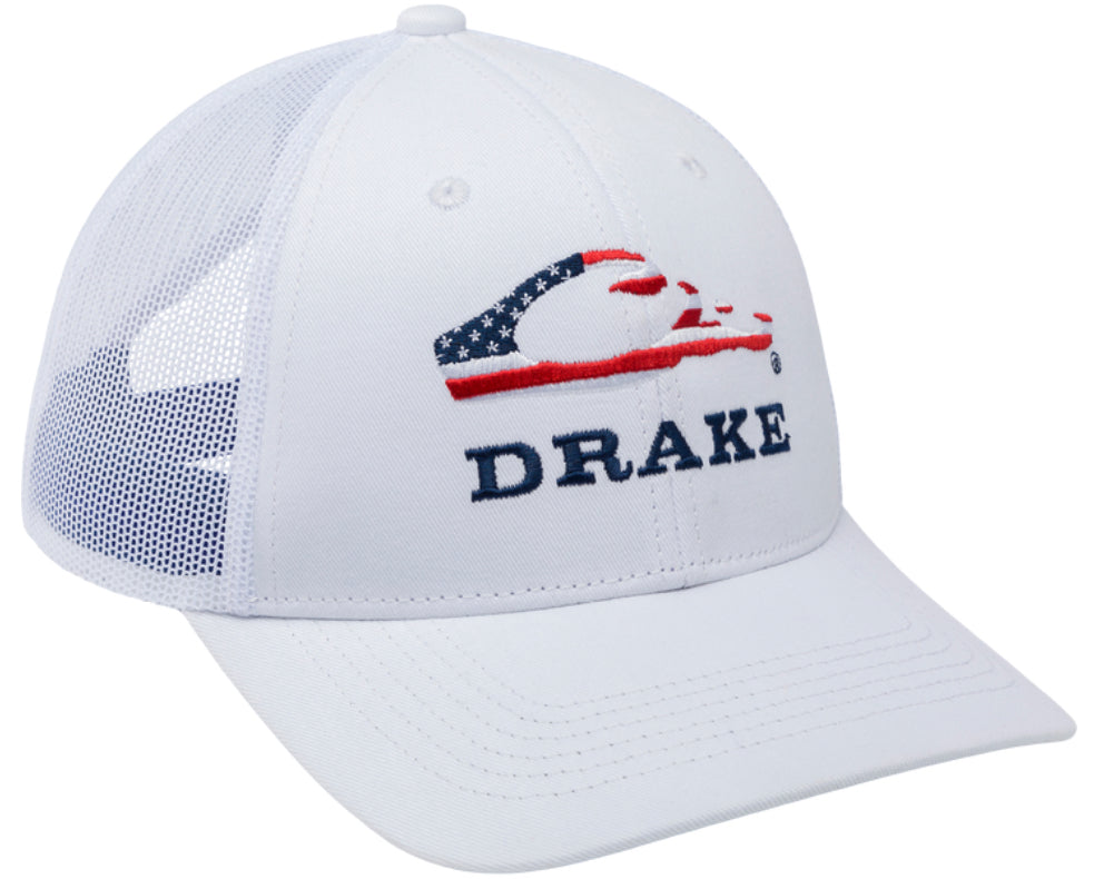 Drake Americana Cap White OSFM