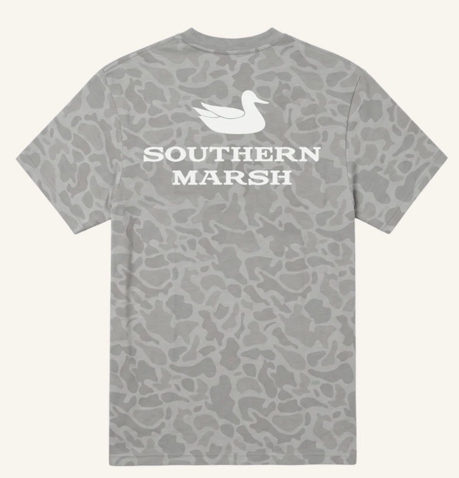 Southern Marsh Youth Seawash Originals - Trademark Duck Camo - Light Gray