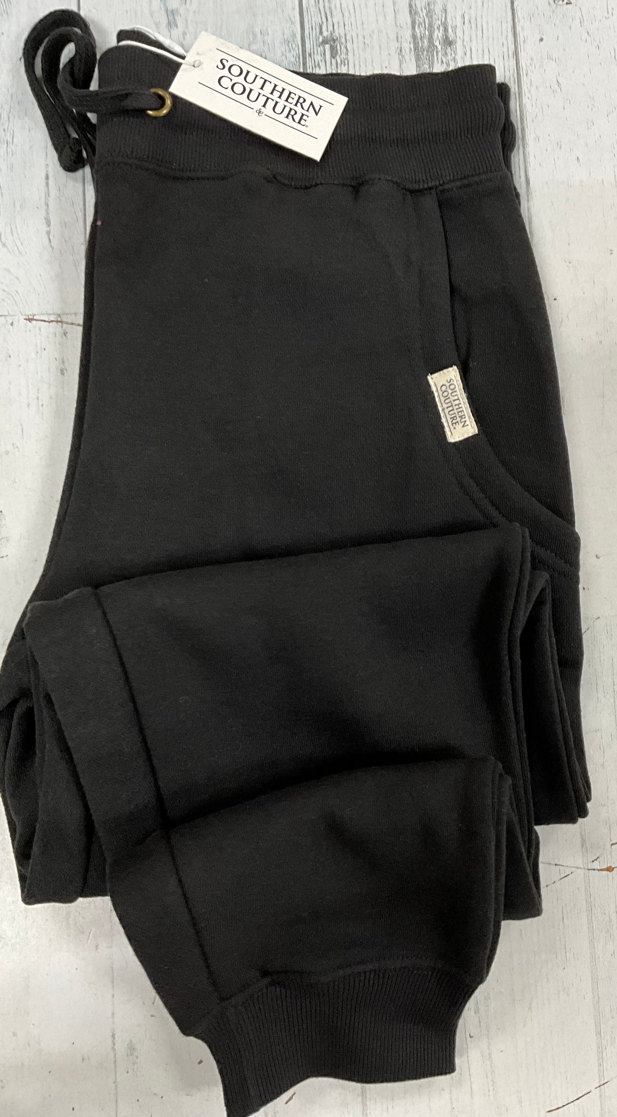 Southern Couture Drawstring Jogger Pant Black