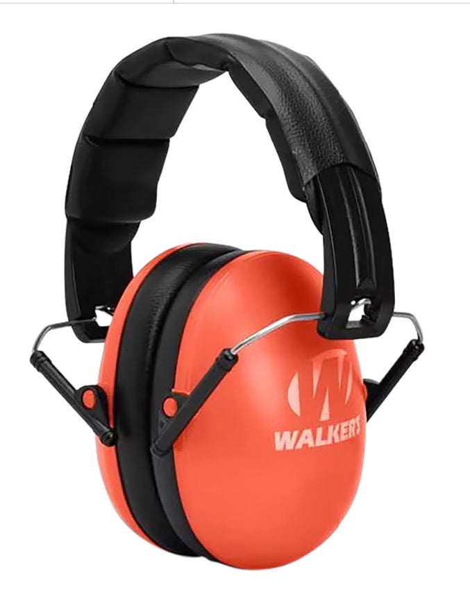 Walker’s GWPFKDMCOR Youth Passive Muff 23 dB Over the Head Coral/Black Polymer