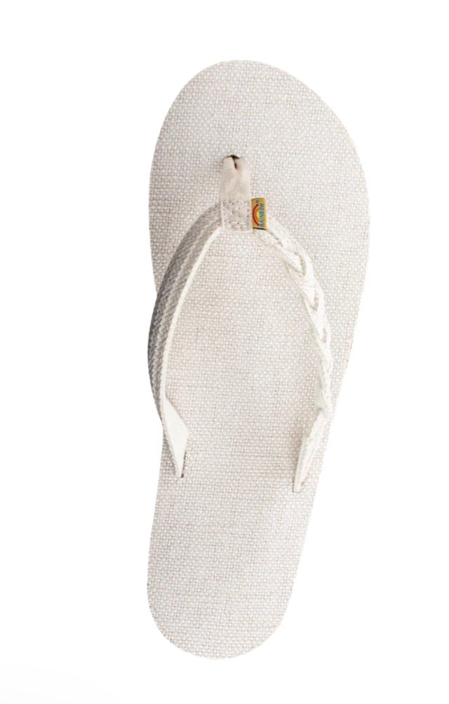 Rainbow Ladies Flirty Braidy Natural Hemp Single Layer