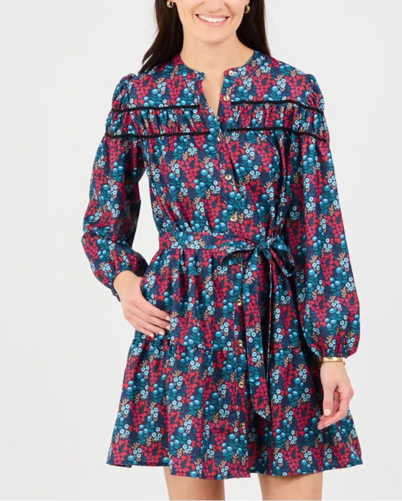 Mary Square Alma Orchard Path Multi Dress