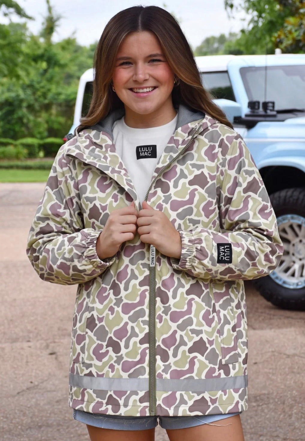 Lulu Mac Camo Raincoat