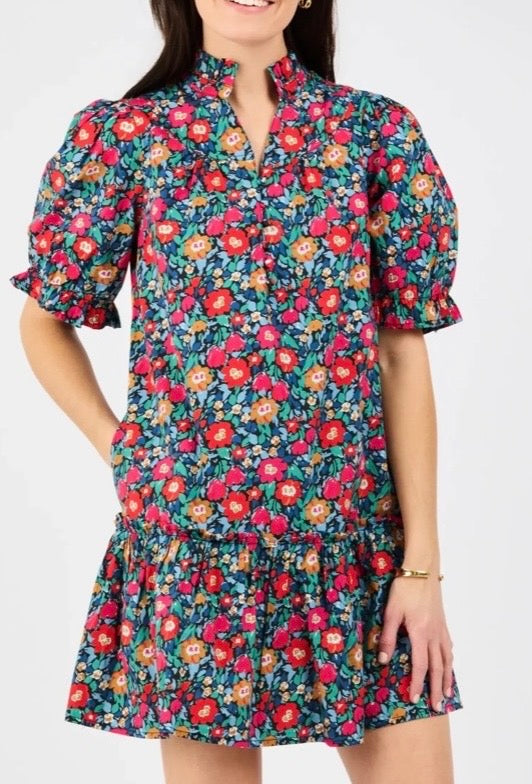 Mary Square Daphne painted Tapestry Dress