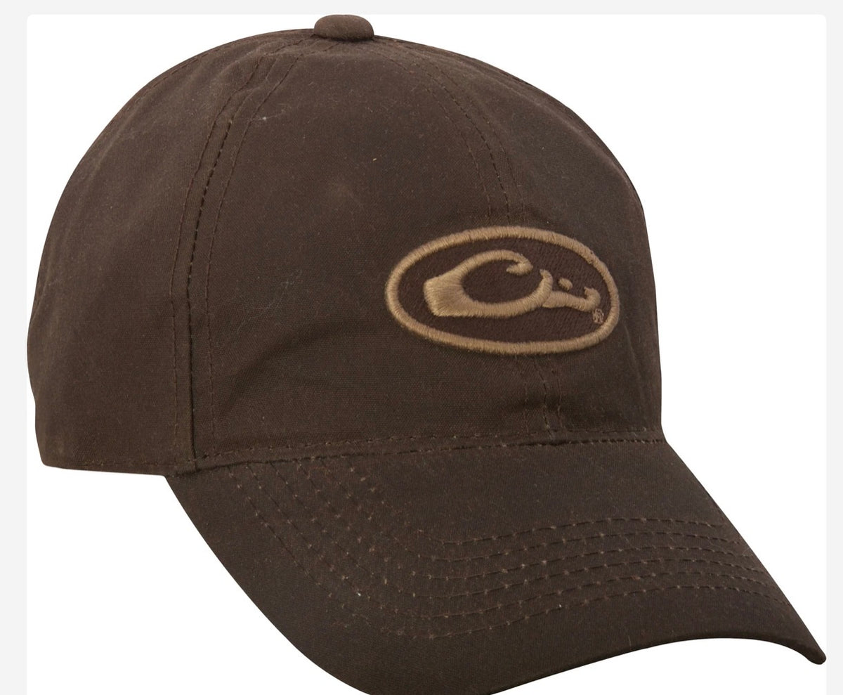 Drake waxed canvas cap Brown