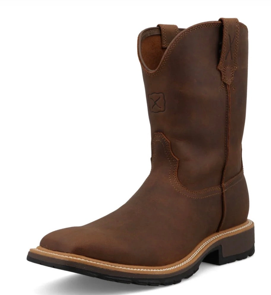 Twisted X 10” Cowboy Work Boot Dark Brown