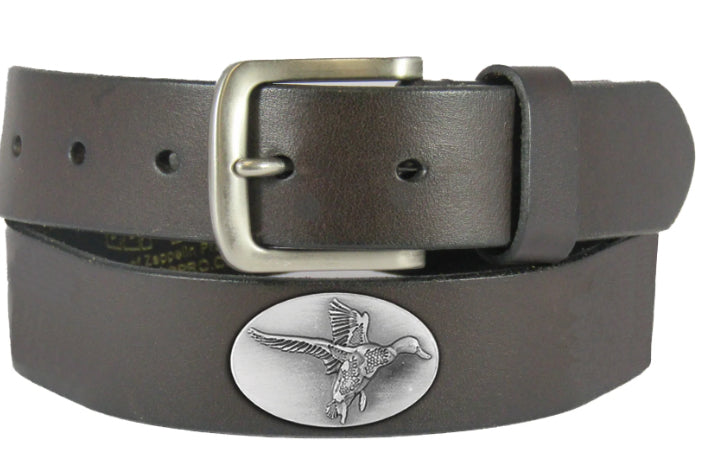 Zep-Pro Concho Leather Belt Brown Mallard