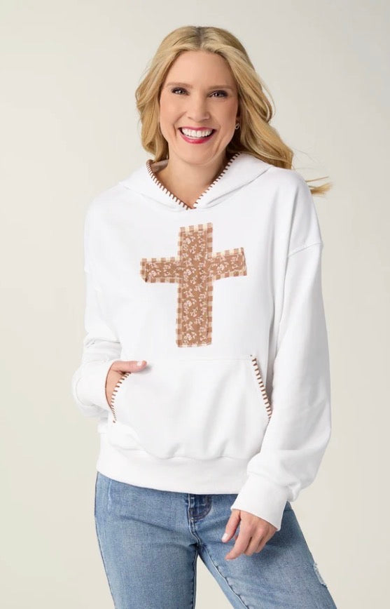 Cross Hooded Sweatshirt