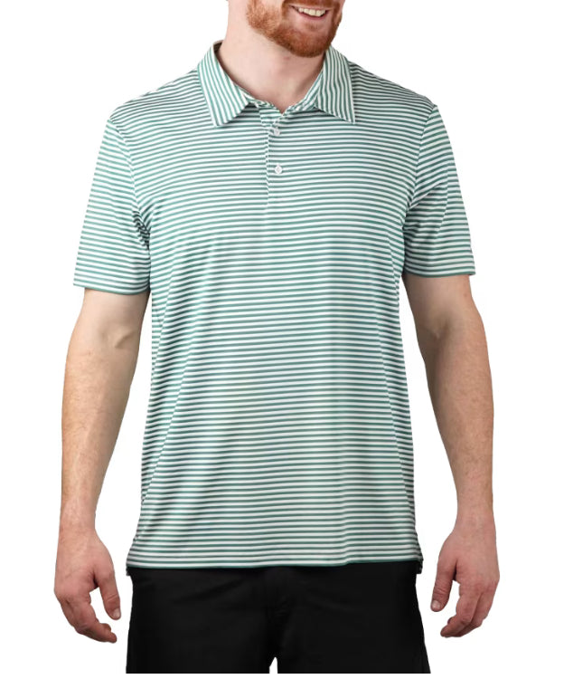 Aftco Link Polo Jade Dust