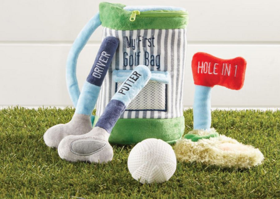 Mudpie My Golf Bag Plush Set