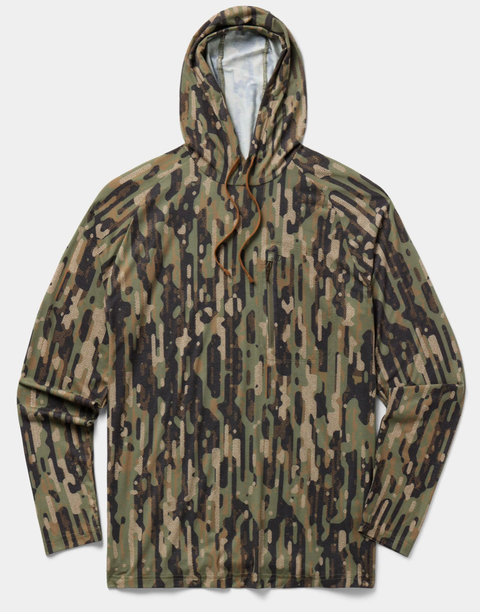 Duck Camp Men’s Lightweight Performance Drirelease Hoodie - Woodland