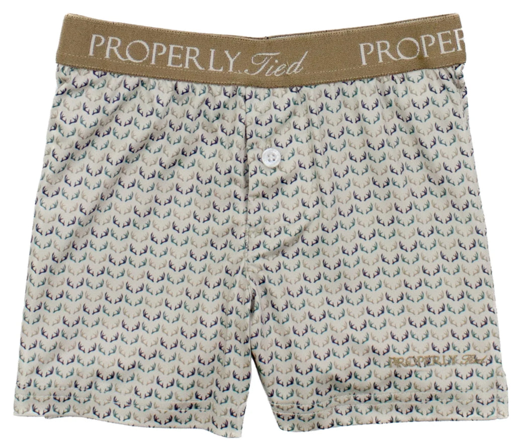 Properly Tied Boys Inlet Boxer Antlers