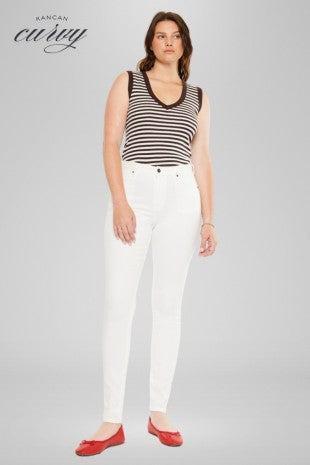 KanCan Curvy Open Pack High Rise Skinny Jeans