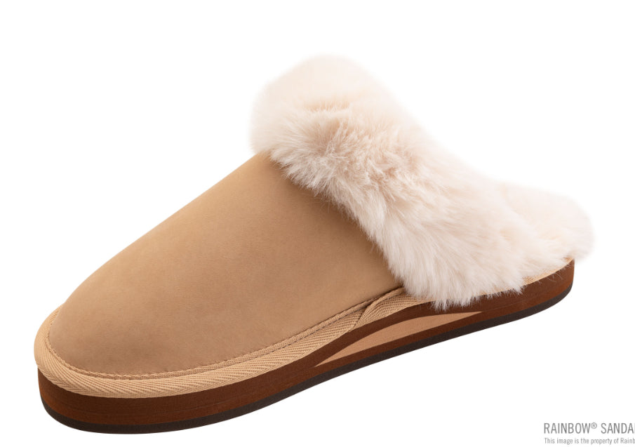 Rainbow Sunset Snugs Sierra Brown Leather Cream