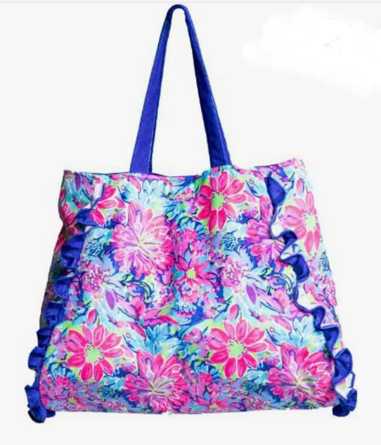 Jane Marie Daring Floral Tote
