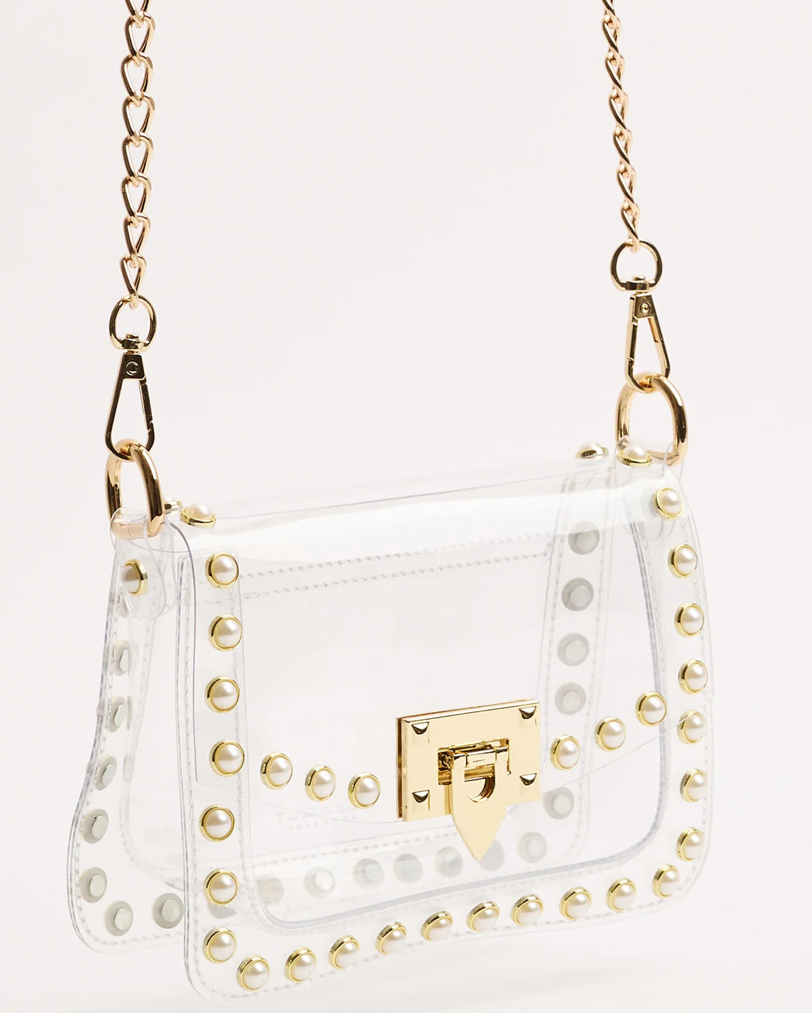 Clearly Handbag The Jackie In Pear HAN-JCK-PRL-WS