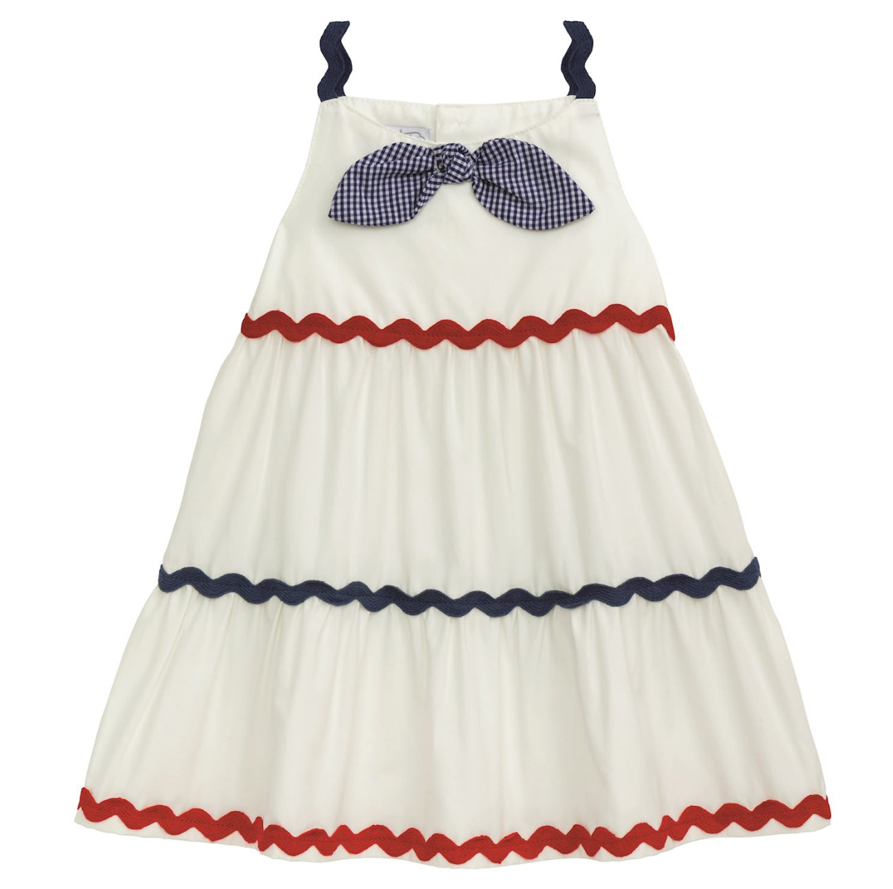 Mud Pie Toddler Tiered Ric-Rac Dress